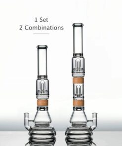 Shop Vitae Glass 20" Voyager + Mini Perc Bong in australian