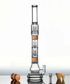 Shop Vitae Glass 23" Voyager + Dual Perc Bong in australian