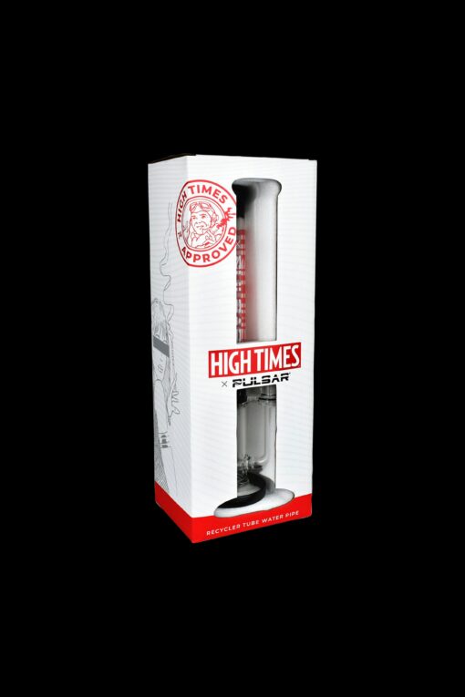 Shop High Times x Pulsar Straight Tube Recycler Water Pipe in australian