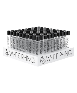 Shop White Rhino Chillum with Silicone Cap - Bulk 100 Pack in australian