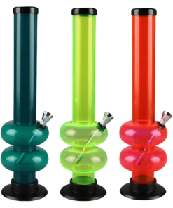 Shop Acrylic Double Bubble Base Water Pipe in australian