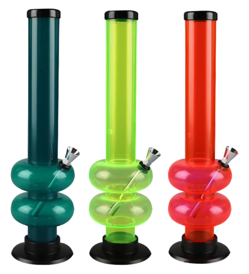 Shop Acrylic Double Bubble Base Water Pipe in australian