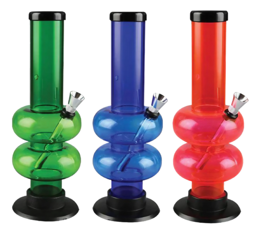 Shop Acrylic Double Bubble Water Pipe in australian