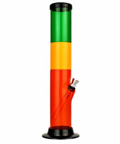 Shop Acrylic Rasta Straight Water Pipe in australian