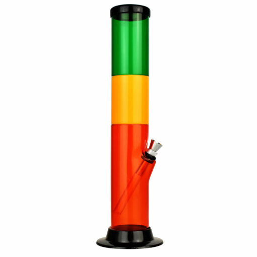 Shop Acrylic Rasta Straight Water Pipe in australian