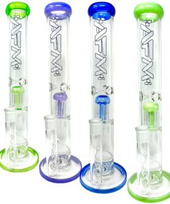 Shop AFM Ripper 14" Ice Catcher & 8-Arm Perc Straight Tube Bong in australian