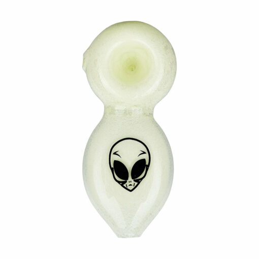 Shop Alien Labs 3.5" Glow-In-The-Dark Borosilicate Glass Spoon Pipe in australian