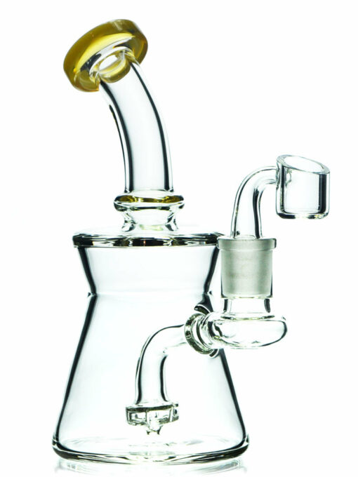 Shop 6" Banger Hanger Mini Tube by Diamond Glass Gold in australian