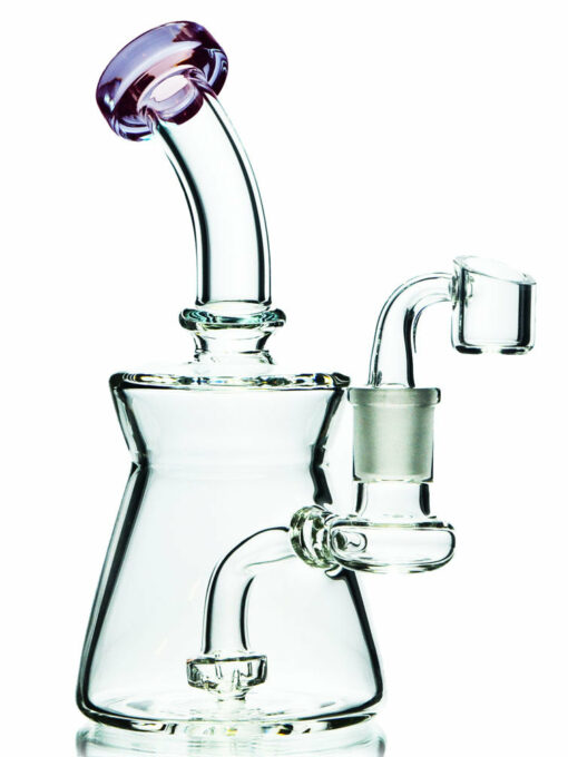 Shop 6" Banger Hanger Mini Tube by Diamond Glass Gold in australian
