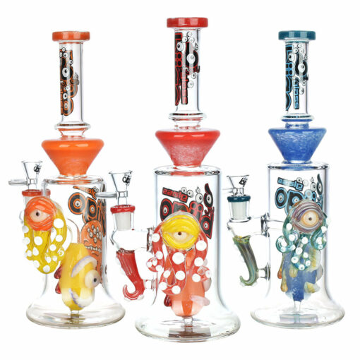 Shop BIIGO Crazy Octopus w/ Eyeball Water Pipe | 12.25" | 14mm F in australian