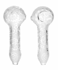 Shop BIIGO Etched Gears Spoon Pipe in australian