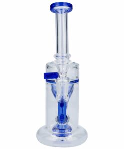 Shop Blue Quartz Bent Neck Water Pipe - 8 inches in australian