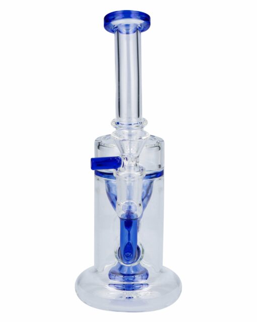 Shop Blue Quartz Bent Neck Water Pipe - 8 inches in australian