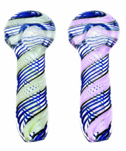 Shop Blue Slime Twist Hand Pipe - 3.75" in australian