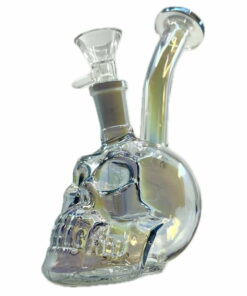 Shop Iridescent Skull Mini Bong in australian