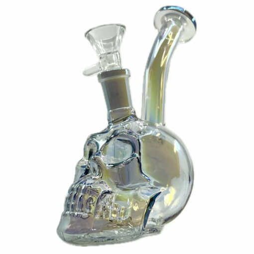 Shop Iridescent Skull Mini Bong in australian