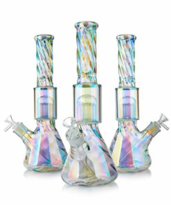 Shop Iridescent Perc Bong in australian