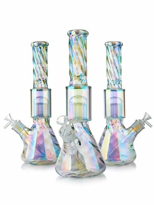 Shop Iridescent Perc Bong in australian