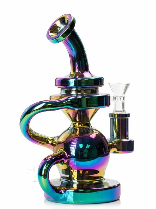 Shop Iridescent Recycler Bong in australian