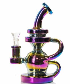 Shop Iridescent Recycler Bong in australian