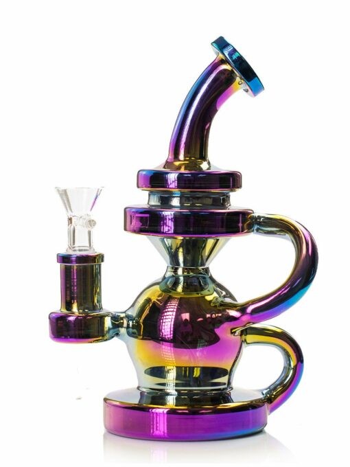 Shop Iridescent Recycler Bong in australian