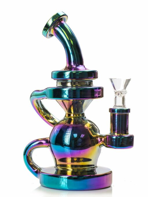 Shop Iridescent Recycler Bong in australian