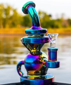 Shop Iridescent Recycler Bong in australian