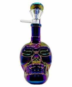 Shop Iridescent Skull Mini Bong in australian