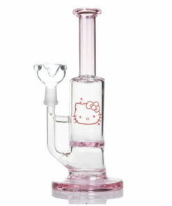 Shop Mini Perc Pink Kitty Bong in australian