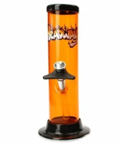 Shop 6 Inch Plastic Straight Bong in australian