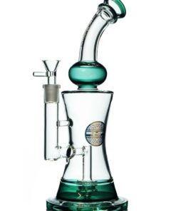 Shop Double Stack Hourglass Bong by Bougie Glass in australian