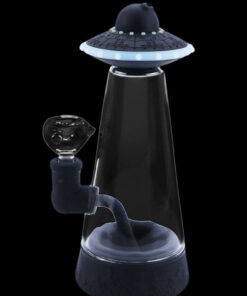 Shop Cloud 8 Flying Saucer Silicone & Glass Water Pipe in australian