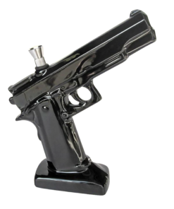 Shop Ceramic .45 Pistol Shaped Water Pipe in australian