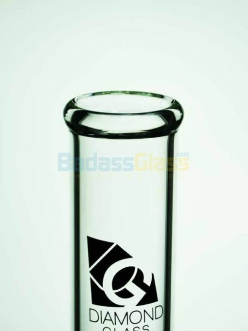 Shop Clear Circ Straight Shot Waterpipe by Diamond Glass in australian