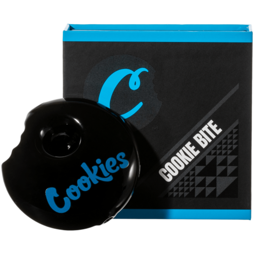 Shop Cookies Glass Cookie-Shaped Hand Pipe with Color Options in australian