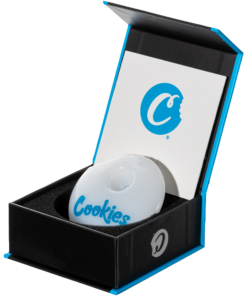 Shop Cookies Glass Cookie-Shaped Hand Pipe with Color Options in australian