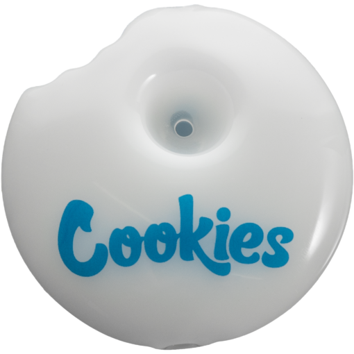 Shop Cookies Glass Cookie-Shaped Hand Pipe with Color Options in australian