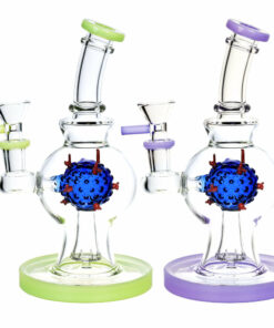 Shop Coronavirus Perc Glass Bong in australian