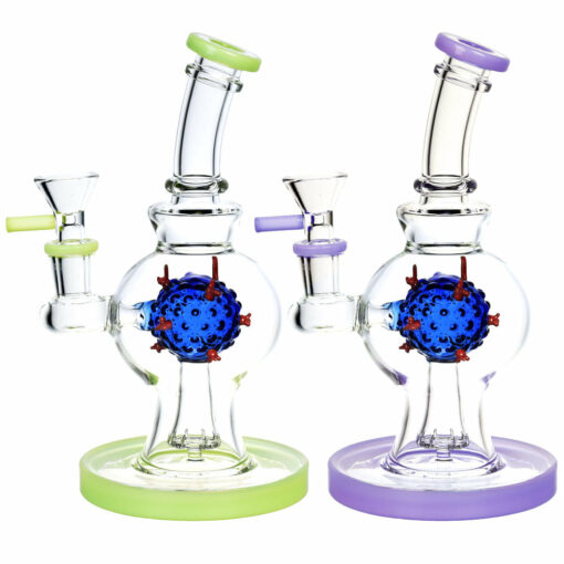 Shop Coronavirus Perc Glass Bong in australian