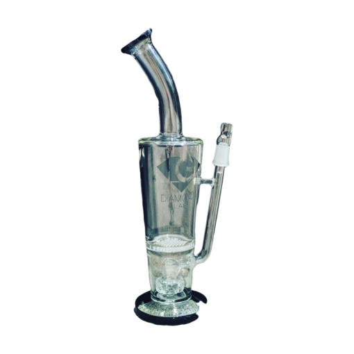 Shop Diamond Glass Frit Cup Bong - 13" Showerhead to Fritted Disk Perc in australian