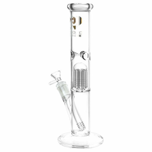 Shop Diamond Glass Gold Pearl 8-Arm Perc Water Pipe - 12 inches in australian