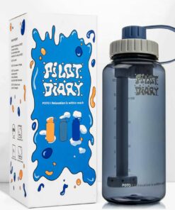 Shop PILOT DIARY Stealth Nalgene-Style Water Bottle Bong with Showerhead Perc in australian