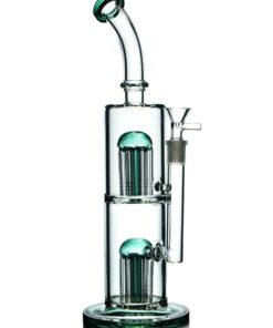 Shop 12" Double Chamber Tree Perc Bong in australian