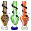 Shop Embellish The Mind Soft Glass Water Pipe - 10.25" Skull Base Design in australian