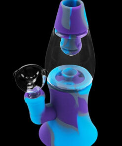 Shop Cloud 8 Lava Lamp Silicone & Glass Water Pipe in australian