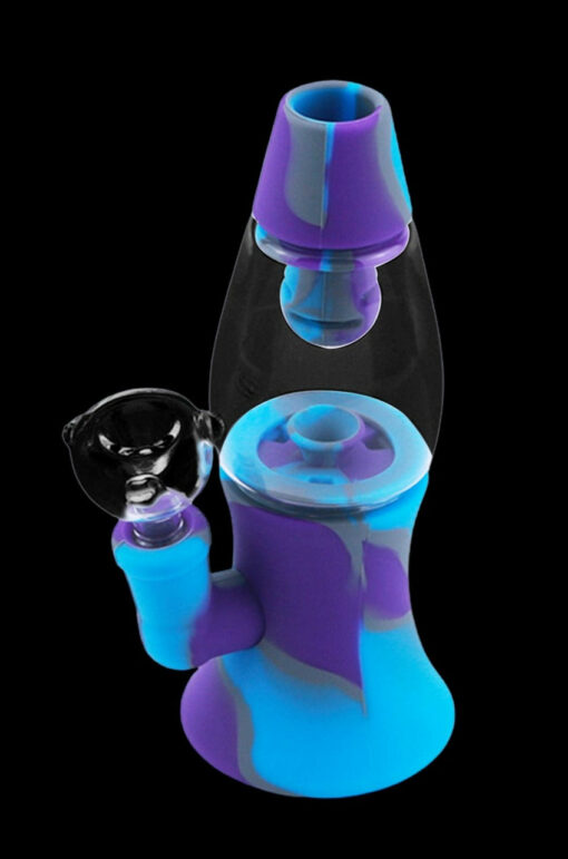 Shop Cloud 8 Lava Lamp Silicone & Glass Water Pipe in australian