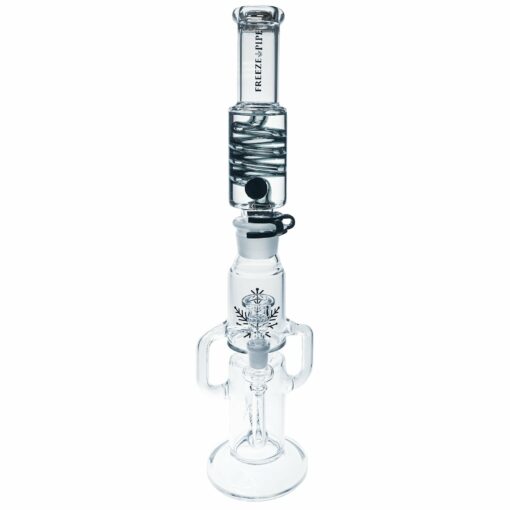 Shop Freeze Pipe Recycler Bong with Honeycomb Bowl & Glycerin Chamber for Enhanced Filtration in australian