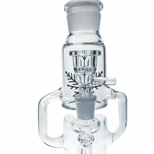 Shop Freeze Pipe Recycler Bong with Honeycomb Bowl & Glycerin Chamber for Enhanced Filtration in australian