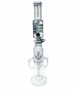 Shop Freeze Pipe Recycler Bong with Honeycomb Bowl & Glycerin Chamber for Enhanced Filtration in australian