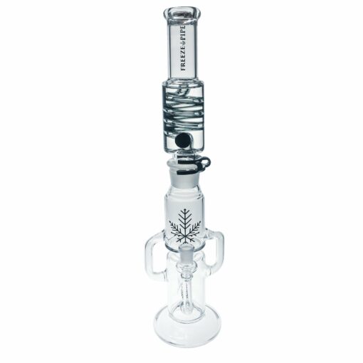 Shop Freeze Pipe Recycler Bong with Honeycomb Bowl & Glycerin Chamber for Enhanced Filtration in australian